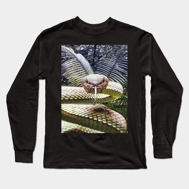 Snake jungle dangerous Long Sleeve T-Shirt by UMF - Fwo Faces Frog